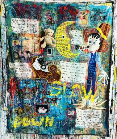 Little Boy Blue by artist Scott Leopold